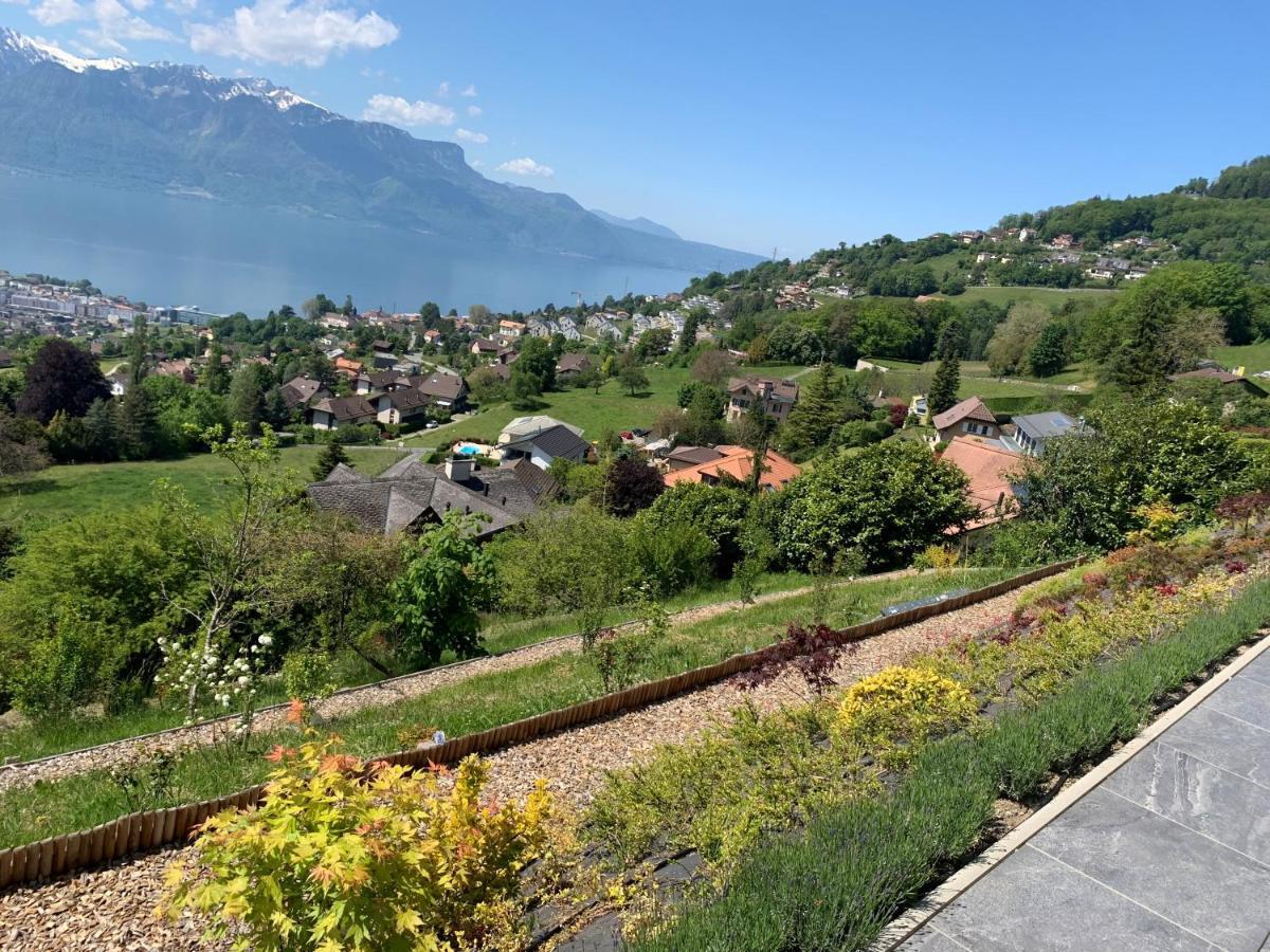 Appartement Moderne Avec Vue Panoramique A Jongny Proche De Montreux エクステリア 写真