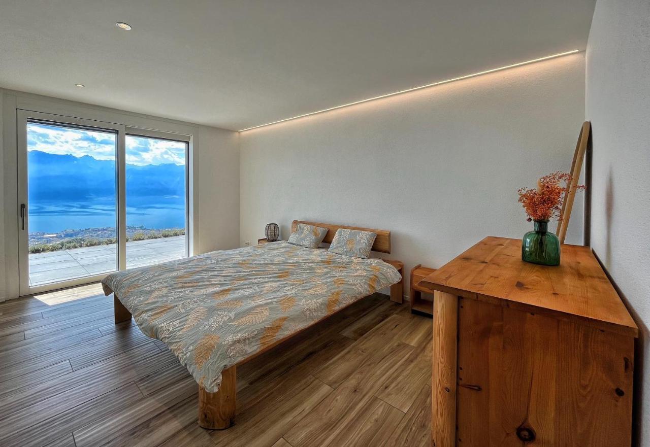 Appartement Moderne Avec Vue Panoramique A Jongny Proche De Montreux エクステリア 写真